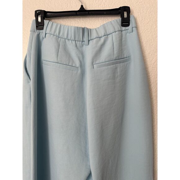 Abercrombie & Fitch Sloane Tailored & Pleated Sky Blue Pants Curve Love Size 27L - Picture 6 of 8
